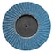 Weiler 3" BobCat Mini Abrasive Flap Disc, Flat (TY27), Type R Mount, 80Z 50964 - alternate 2